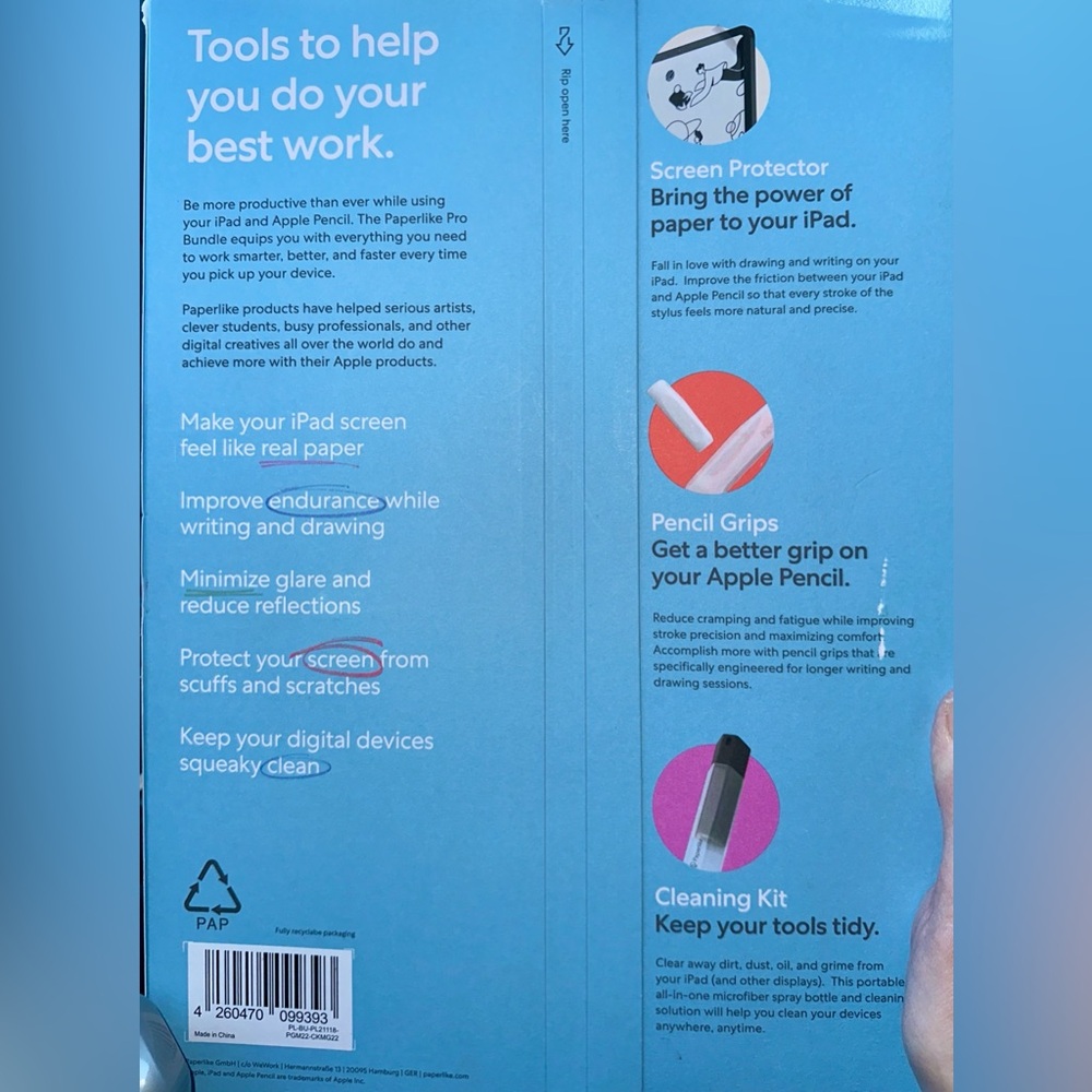 Paperlike Pro Screen Protector
Bundle
NEW Sealed - Picture 4 of 6
